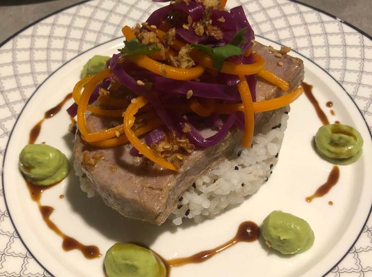 L'AUBERGE DU RANC: Tataki de Thon