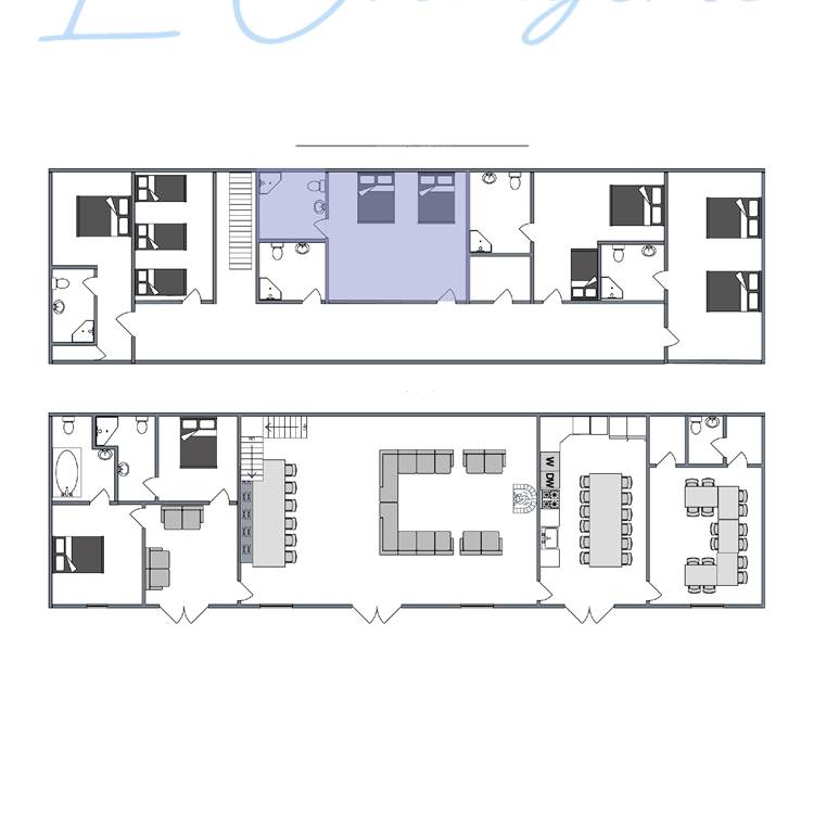 Plan de chambres -Étage Centre-page-001