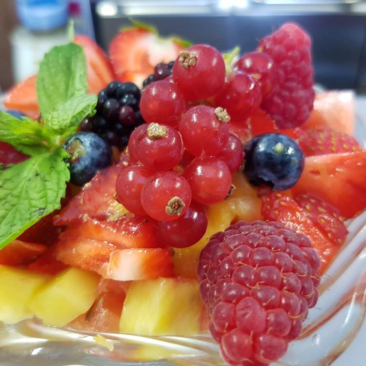 salade de fruits au Ranch des Lacs-photo-page