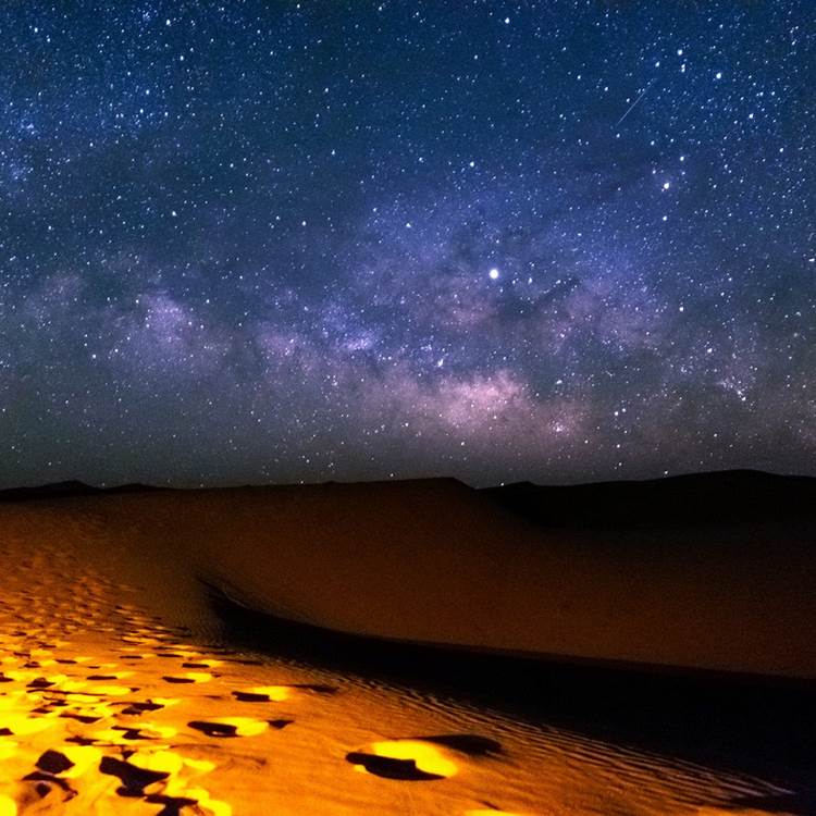 La nuit magique dans les dunes-photo-news