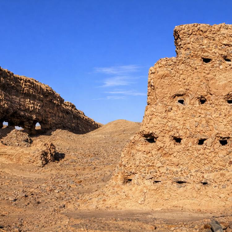Vestiges de l'ancienne ville de garnison de Taouz-photo-page