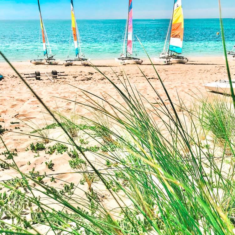 Cours de voile avec l'UCPA au Letty Mer Blanche Bénodet-photo-page