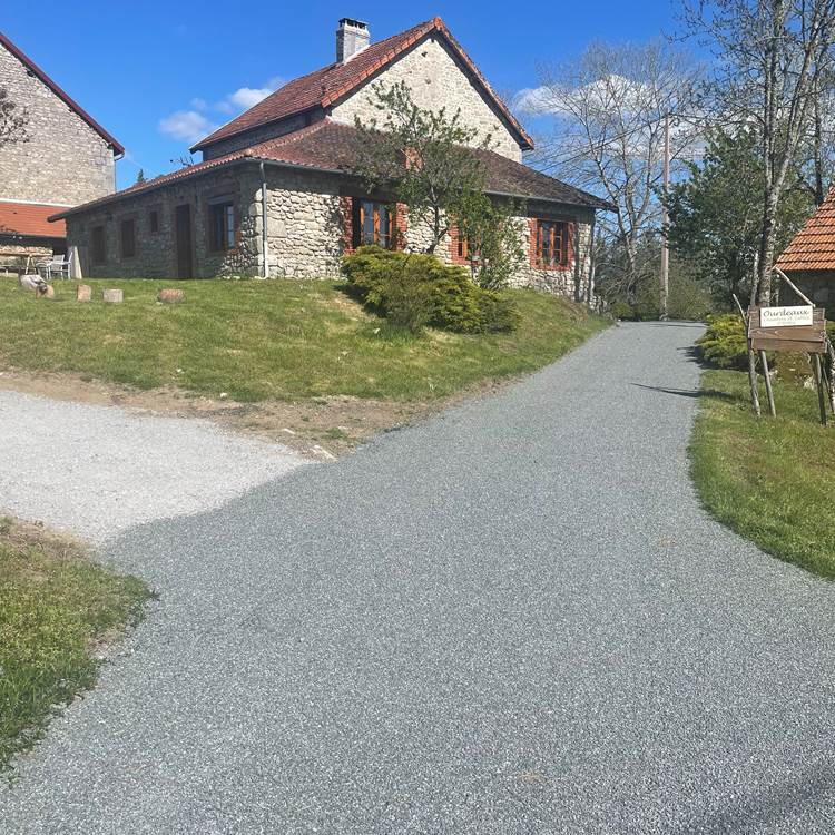 En arrivant de la départementale Aubusson Gueret  D942-photo-news