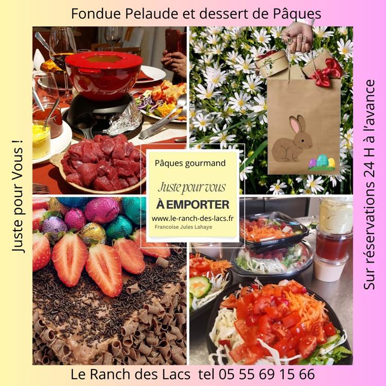 Pâques gourmand à emporter - Le Ranch des Lacs-photo-news