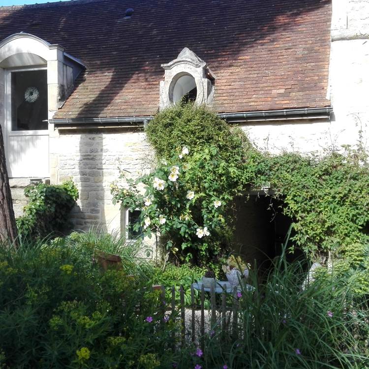 Gîte du moulin vue du jardin