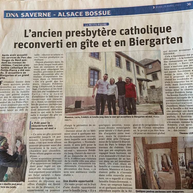 Un belle article dans les DNA-photo-page