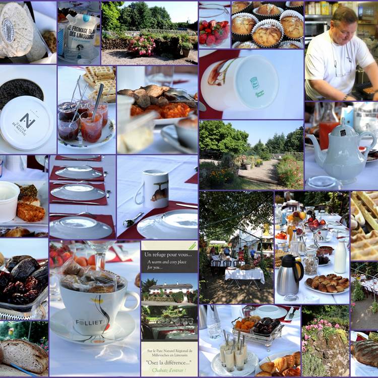 montage petit déjeuner gourmand - brunch en terrasse au Ranch des Lacs photo de B-photo-page