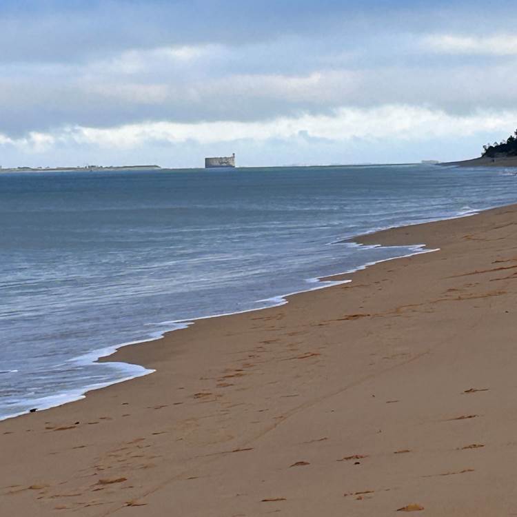 La plage de la Gautrelle avec vue sur Fort Boyard-photo-page