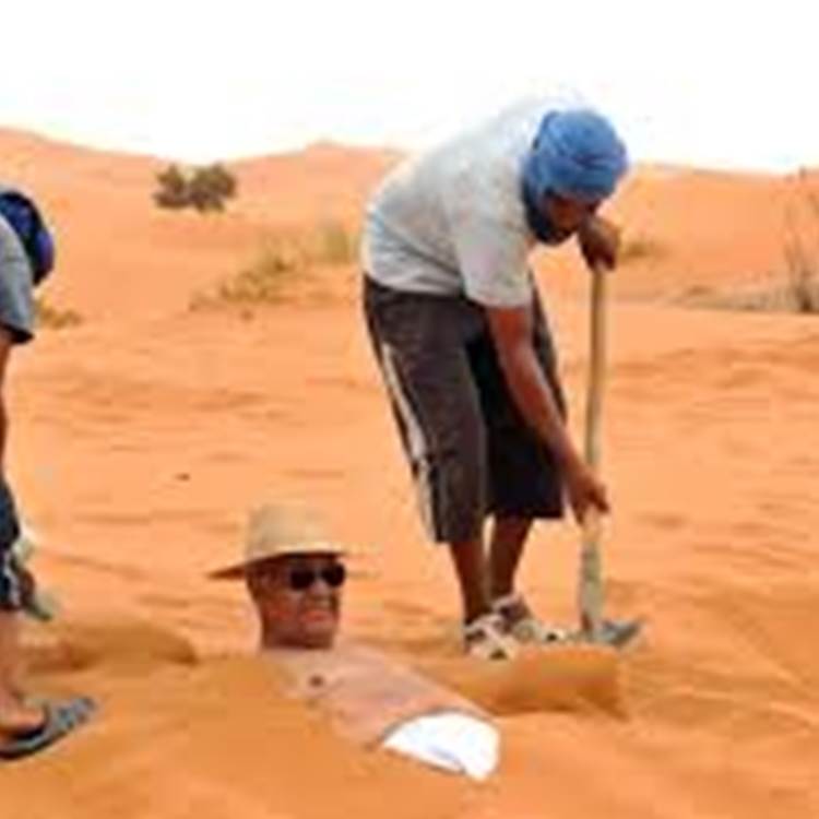 Bain de sable-photo-news