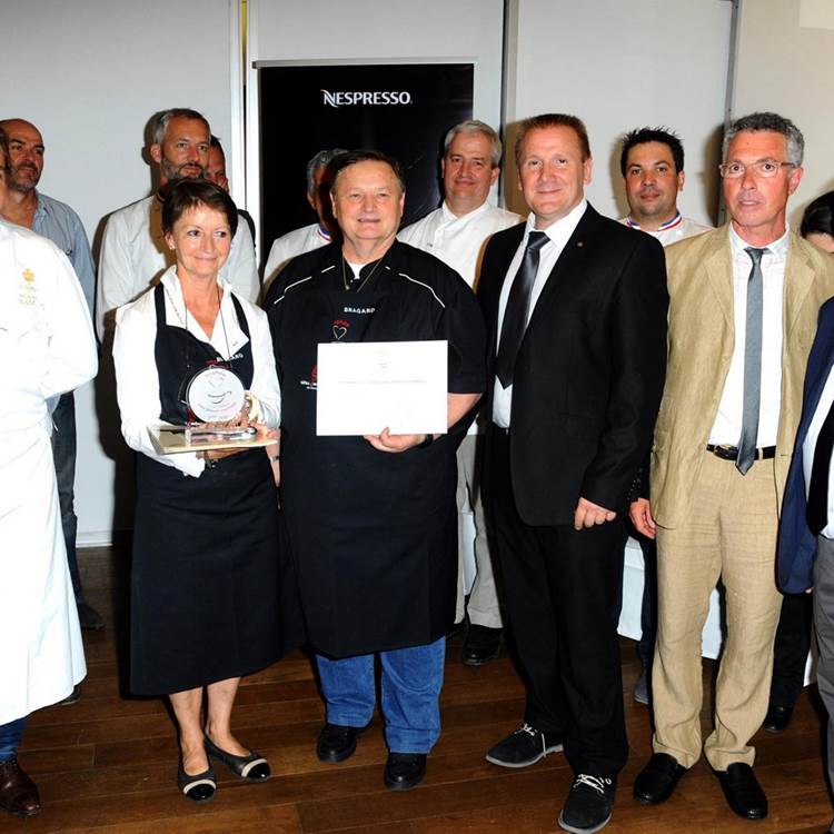 Jules et Françoise Lahaye Trophée du Petit Déjeuner Gourmand Paris juin 2017 Photo de LN Photographers 2ème prix-photo-page