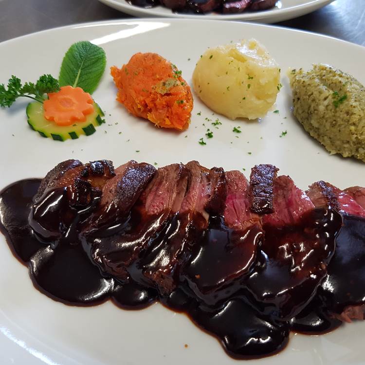 magret sauce caramel d'épices Le Ranch des Lacs-photo-page