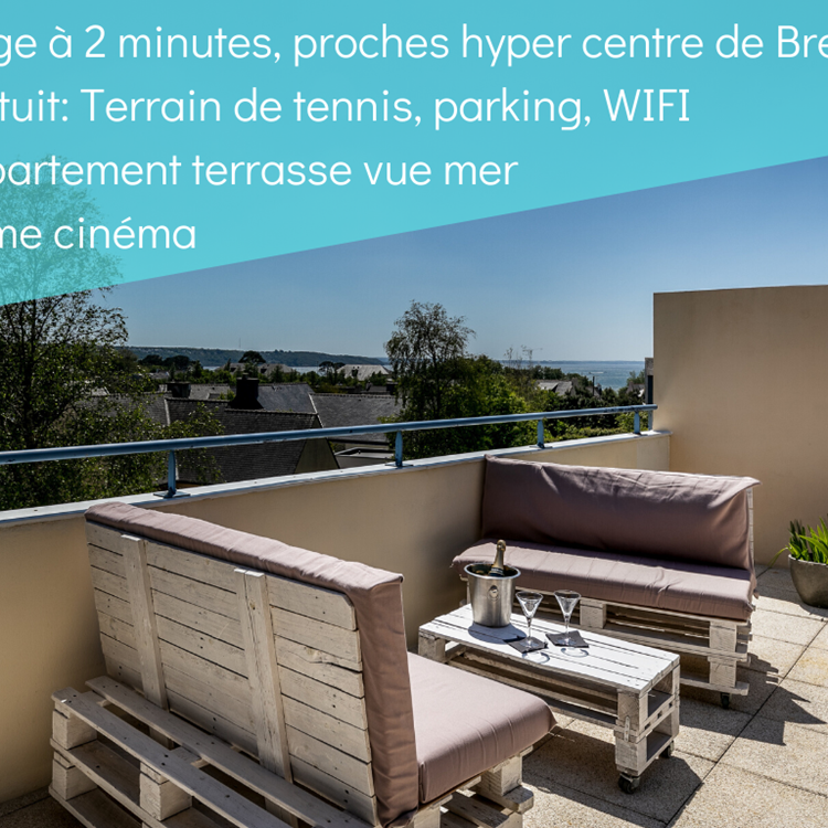 Rooftop_entree autonomne _plage moulin blanc_vacance_mer_finistere_pas cher_le relecq kerhuon_evea _location