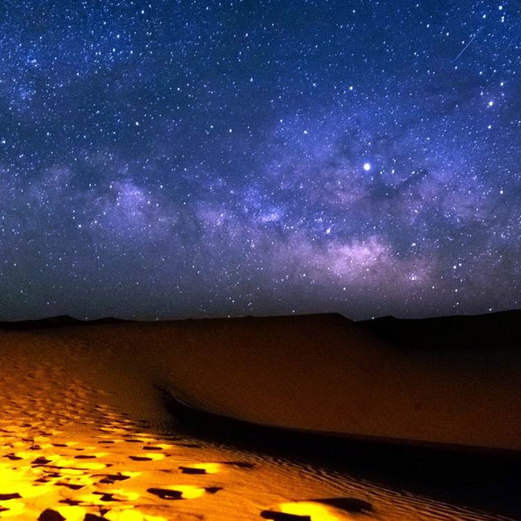 La nuit magique dans les dunes-photo-news