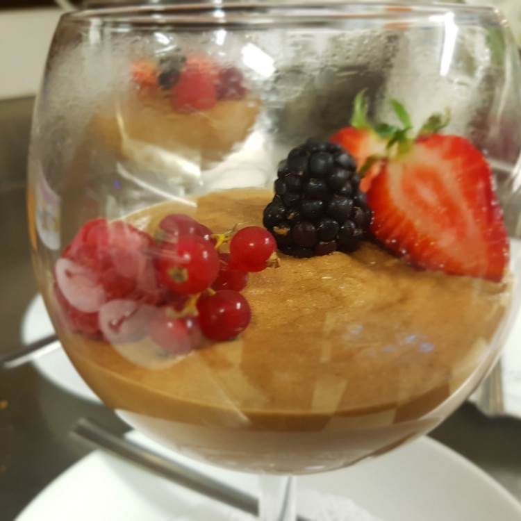 dessert mousse au chocolat Valrhona le Ranch des Lacs restaurant-photo-page