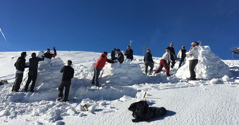 Challenge construction d'igloos