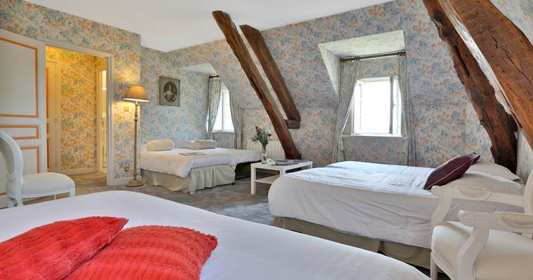Chambre familiale 15 château 2 à 6 couchages