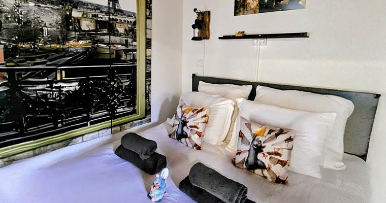 Chambre lit double Disney Ratatouille