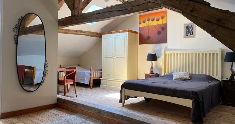 Photo de la Chambre Champagne - Chambres d'hôtes La Grange Richard à Dinsac