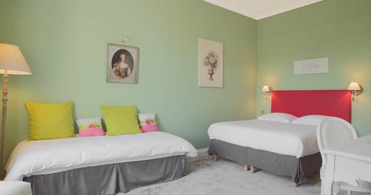 Chambre Verte Château double ou quadruple
