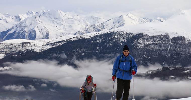 Randonnée hivernale sur les crêtes de Berbeillet