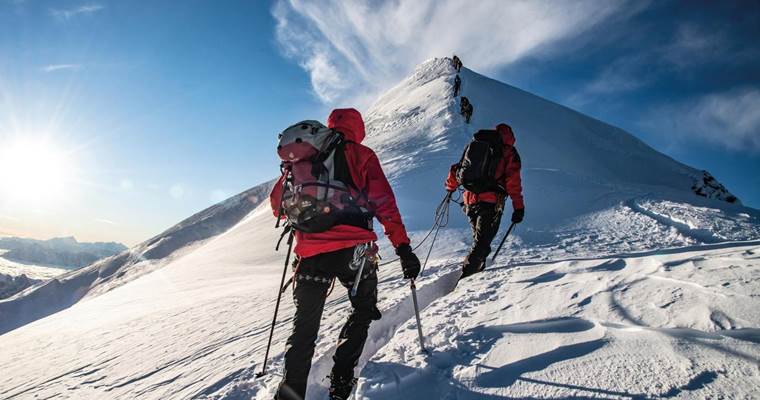 Initiation alpinisme hivernal