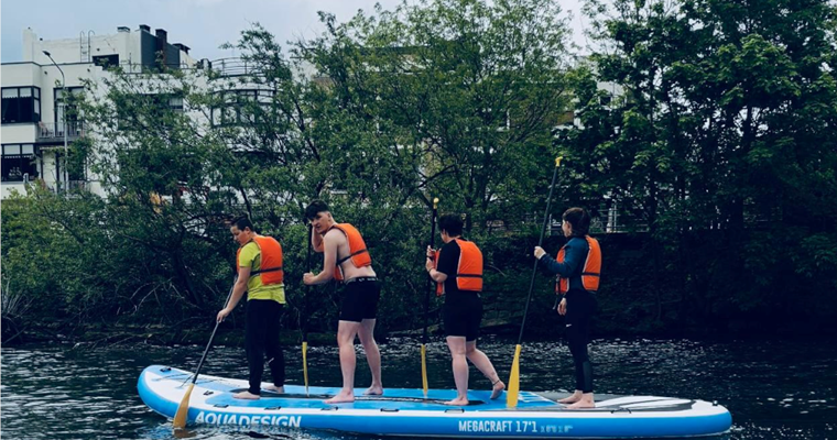 Paddle géant-Les Capitainereis de Namur