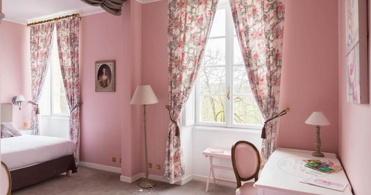 chambre rose