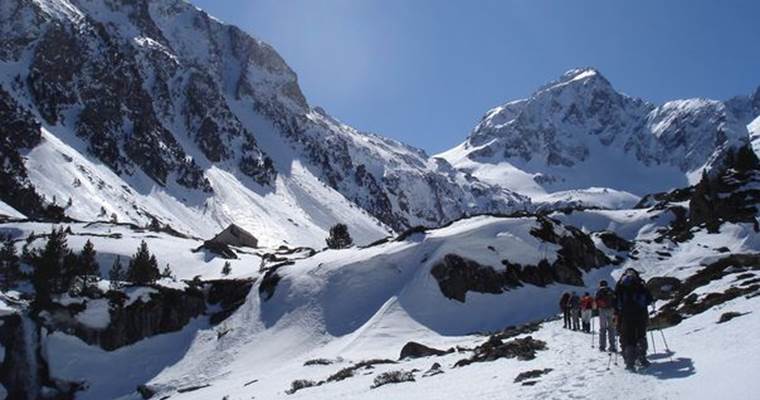 Randonnée hivernale en vallée du Lutour