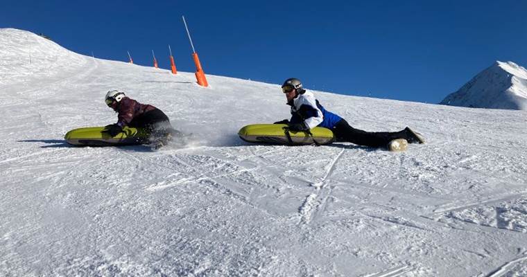 Course relai en Airboard