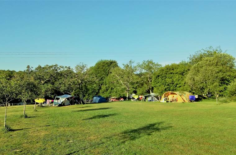 camping vroeg