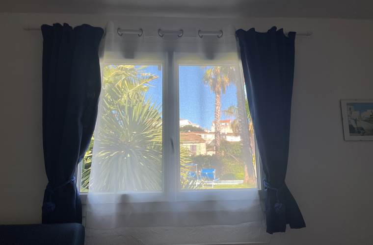 vue à partir de la chambre