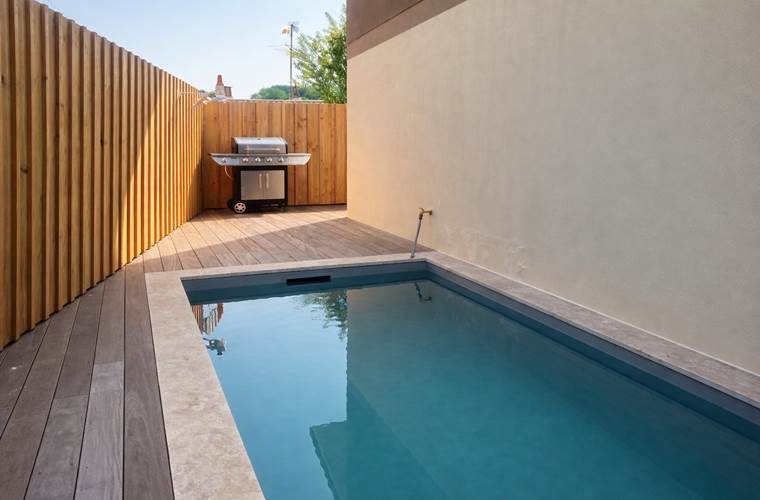 Piscine privée de la villa à Arcachon