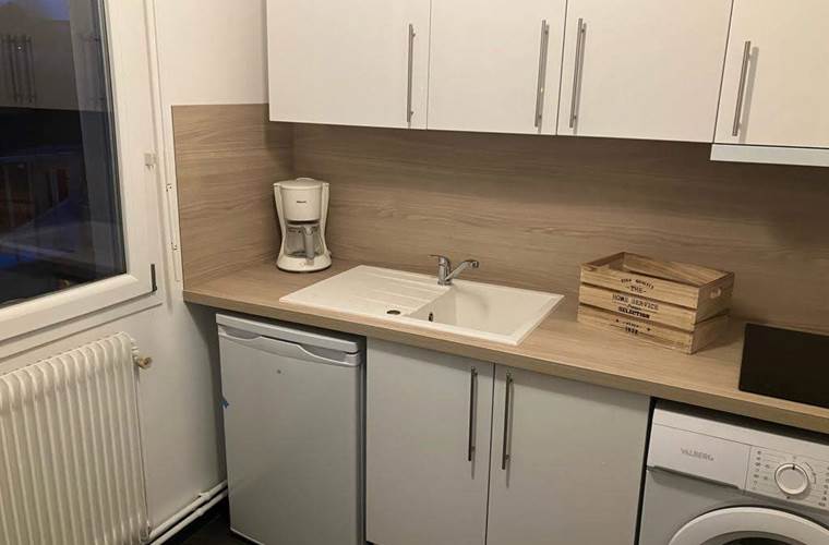 Cuisine avec électro ménager + lave linge