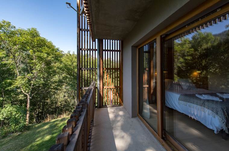 Chambre 1er étage Sud - Balcon