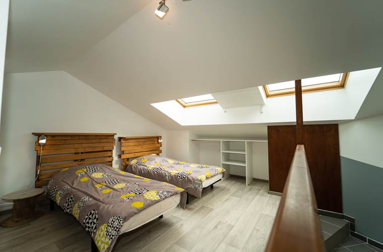 mezzanine 4 lits simples