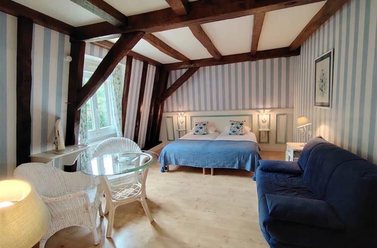 Chambre privilège twin climatisée, vue nature