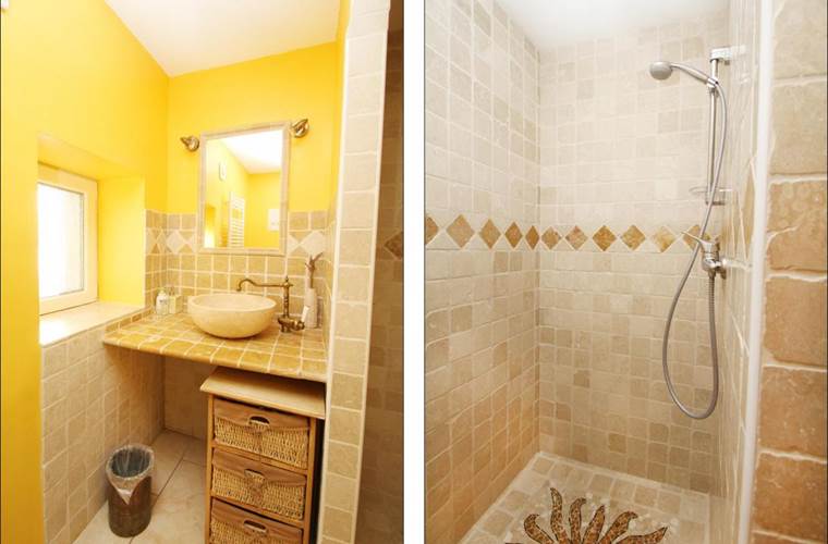 salle de bain lavande