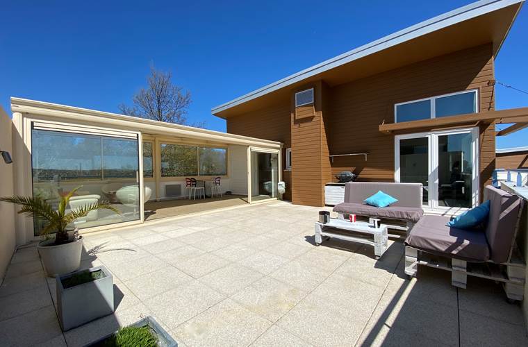terrasse_Rooftop_plage moulin blanc_vacance_mer_finistere_pas cher_le relecq kerhuon_evea _location