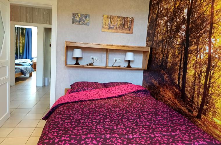 Chambre d'appoint "automne" - 7,8 m² - 1 lit 140x200
