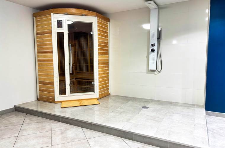 Sauna infrarouge privatif dans spa bien-être – Spa Le Magnolia