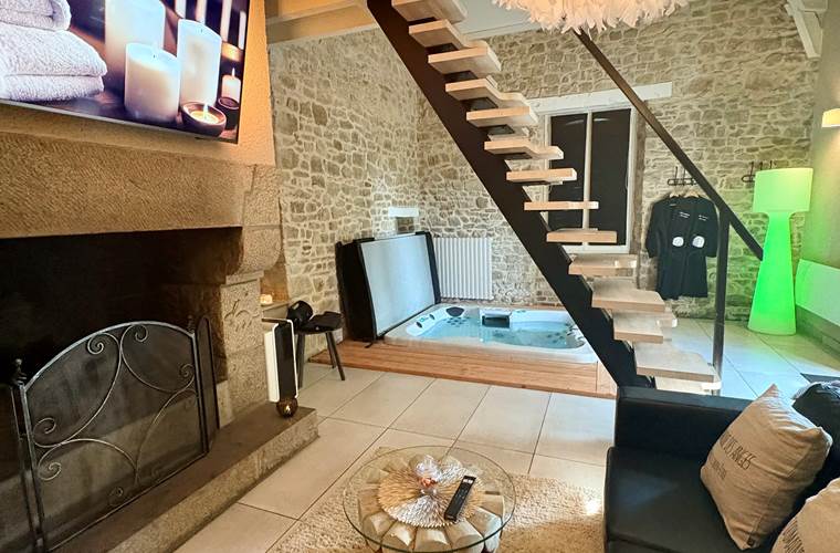 suite des anges et des bulles jacuzzi privatif