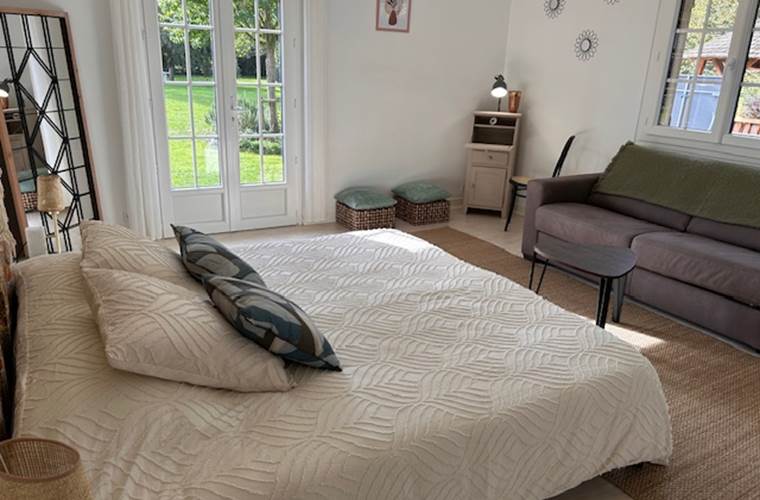 Chambre double supérieure L'Authentique qui compose la suite