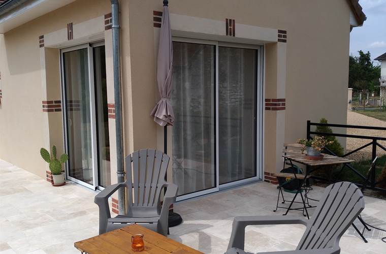 Terrasse privative - Chambre SOLOGNE