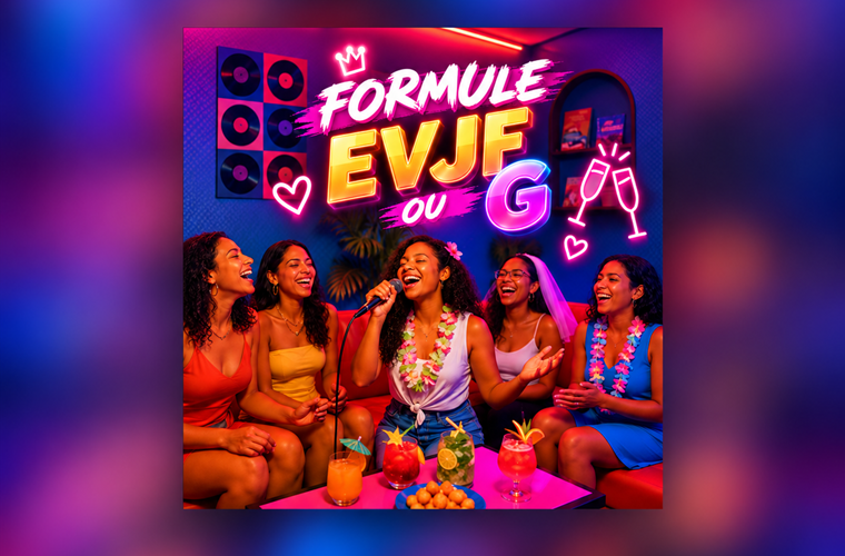 Soirée EVJF néon entre amies