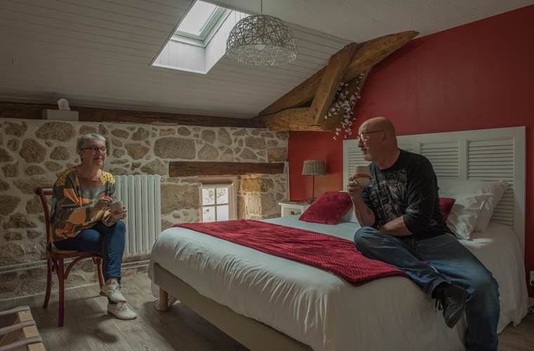 Chambre Clédier - 2 personnes - La Vieille Maison de Pensol