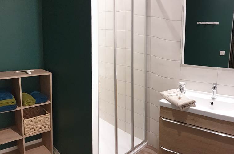 Lo Maïsou, le Gîte - salle de douche