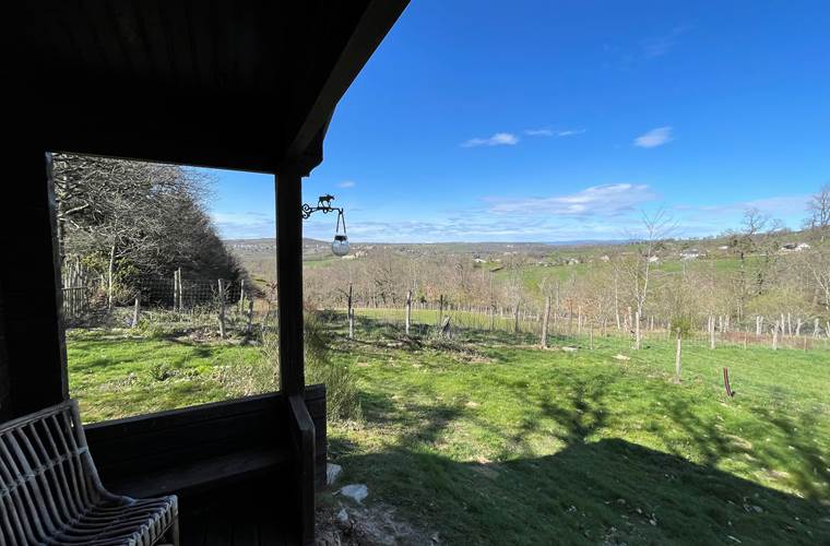 La vue des chalets