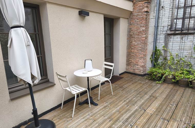 Villa Buffon Angers Chambre Patio 2