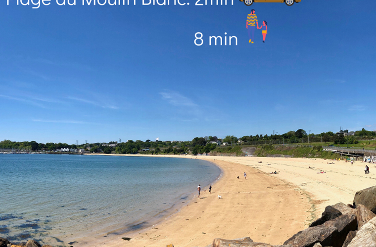 plage moulin blanc_vacance_mer_finistere_pas cher_le relecq kerhuon_chien_evea garden_location_plage