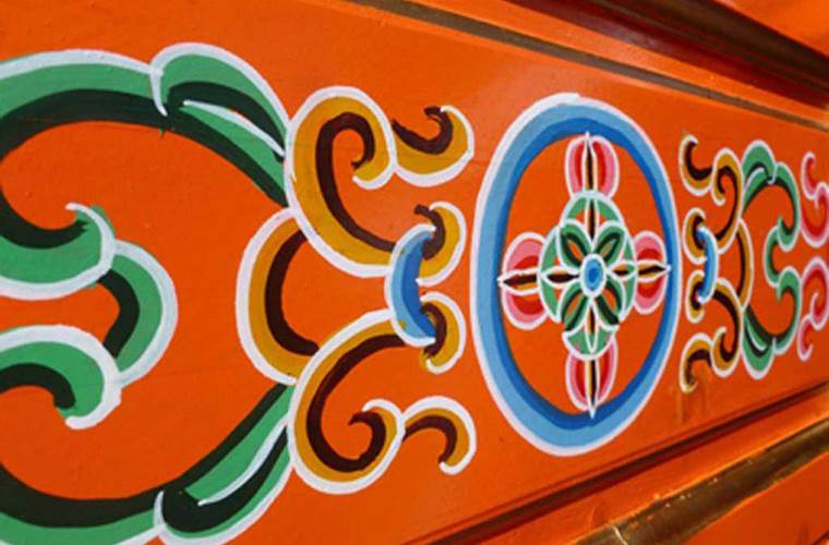 couleurs et motifs traditionnels
